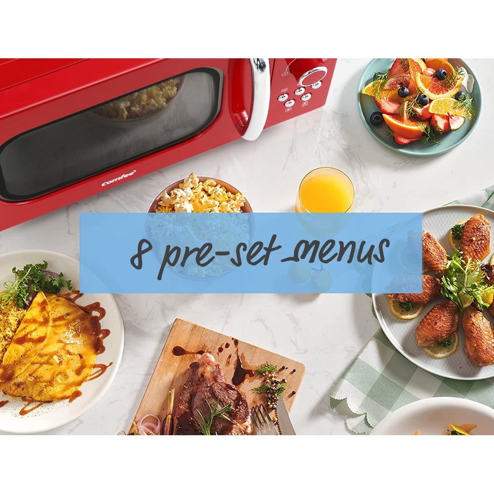 Comfee 20L Microwave Oven 800W Red-4