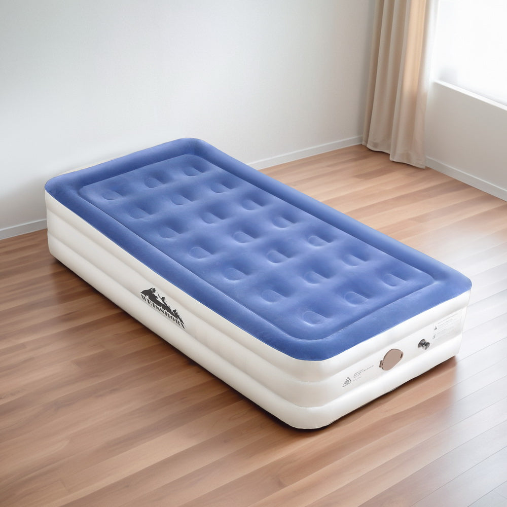 Weisshorn Air Mattress Single Inflatable Bed 46cm Cube Airbed-6