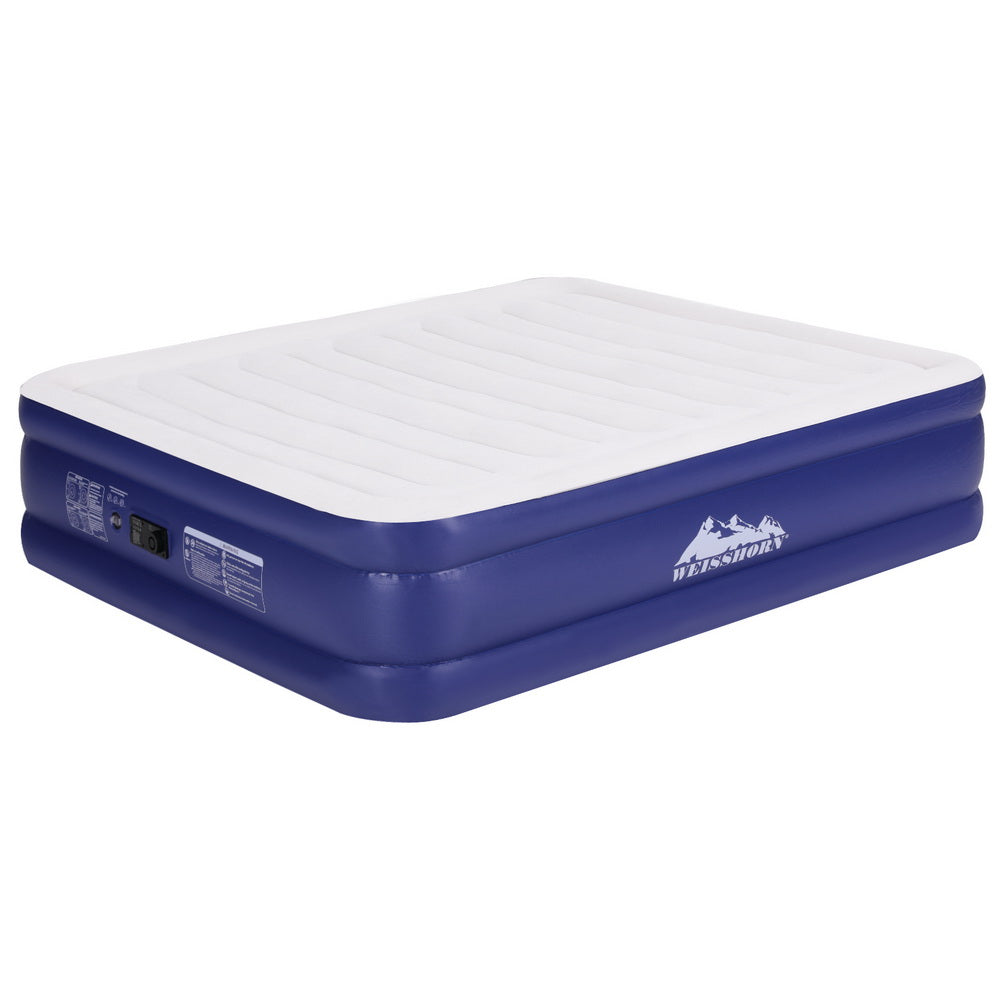 Weisshorn Air Mattress King Inflatable Bed Air bed 51cm-2