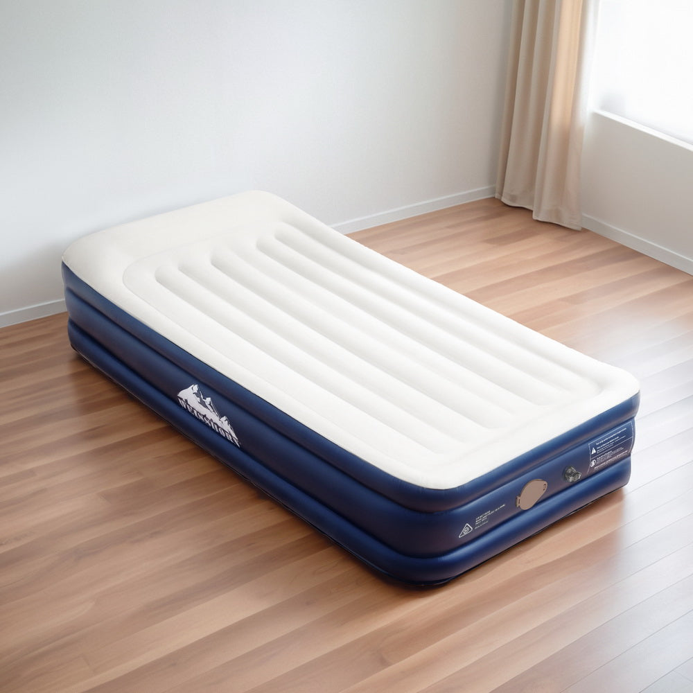 Weisshorn Air Mattress Single Inflatable Bed 46cm Air bed Grey-6