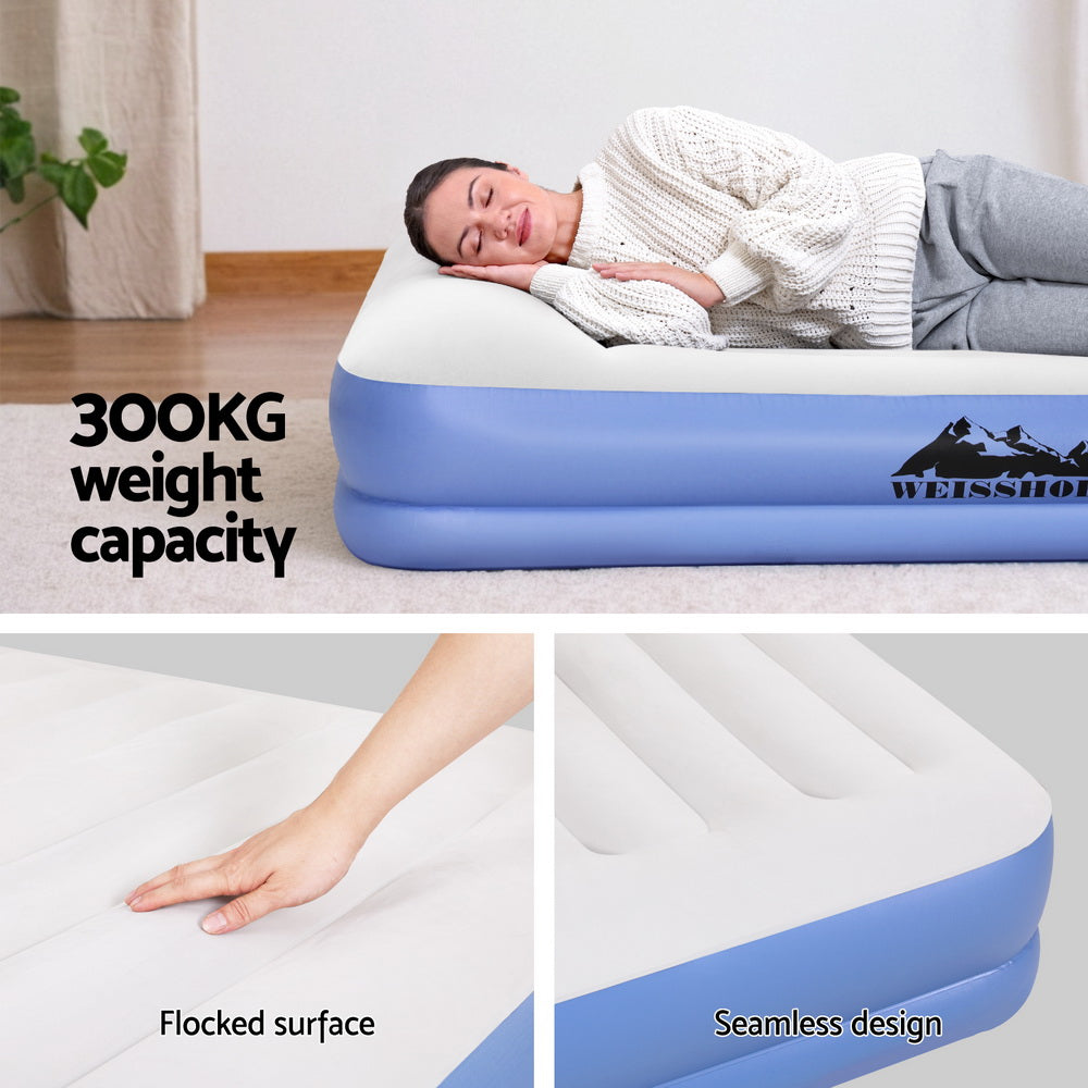 Weisshorn Air Mattress Queen Inflatable Bed 41cm Air bed-4