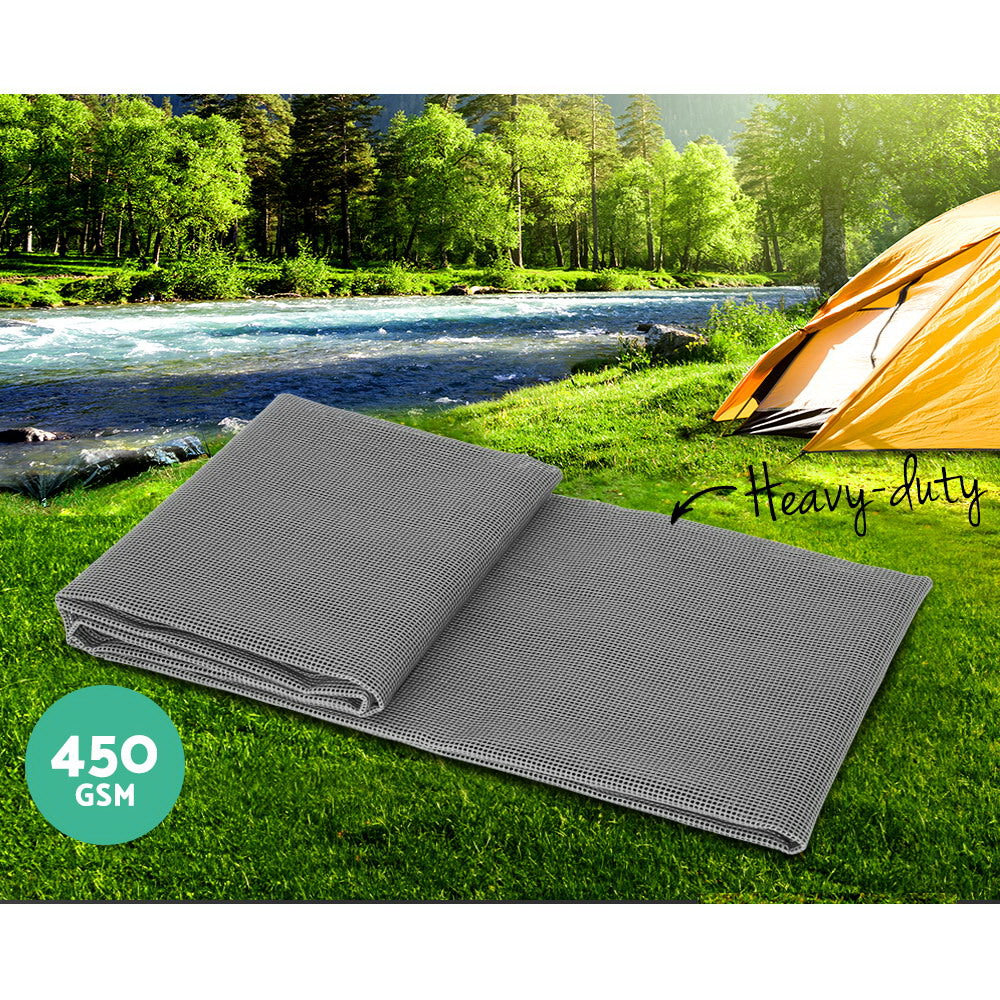 Weisshorn 3M X 2.5M Annex Matting Floor Mats Mesh Caravan Camping Annexe-3