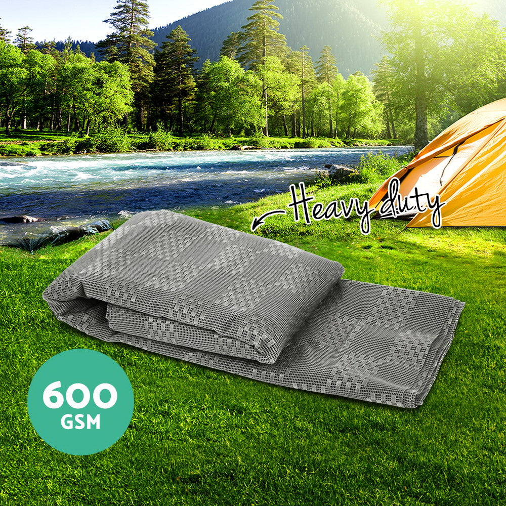 Weisshorn 4M X 2.5M Annex Matting 600GSM Floor Mats Mesh Caravan Camping Annexe-3