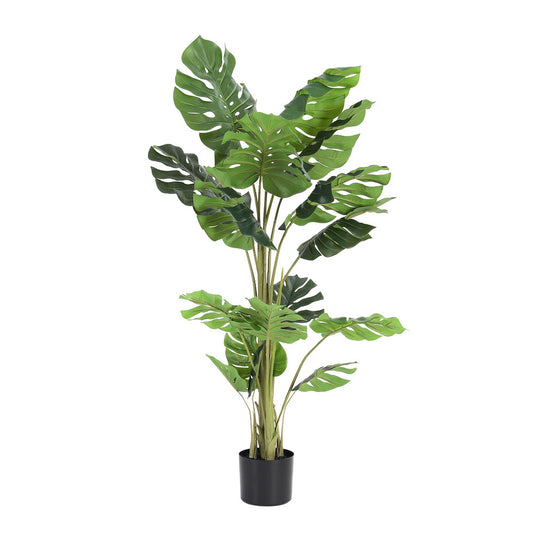 Artiss 140cm Artificial Monstera Tree Faux Trees Indoor Decor Artificial Plants Lifelike Plant 1.4M-1