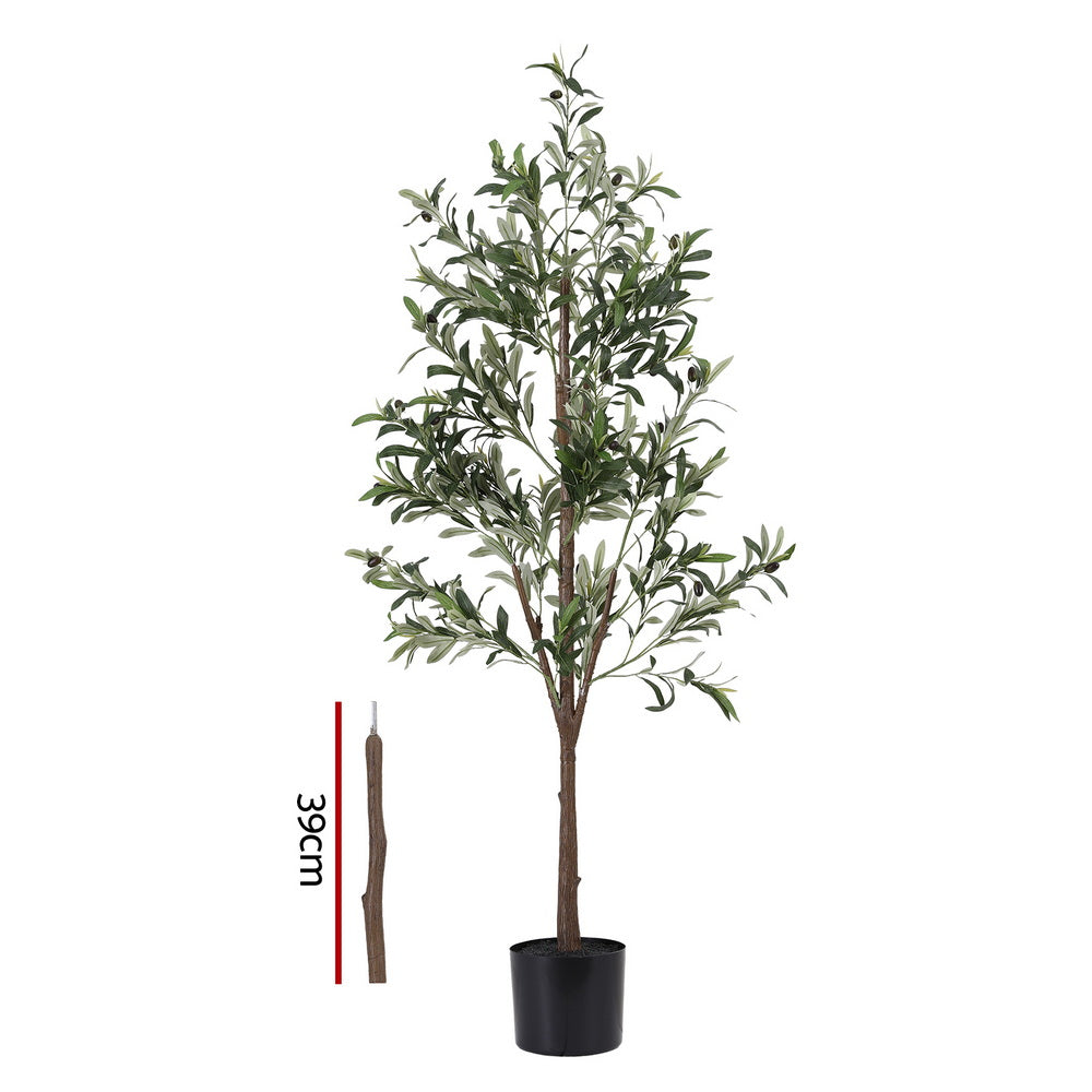 Artiss 180cm Artificial Olive Tree Faux Trees Indoor Decor Artificial Plants Lifelike Plant 1.8M-3
