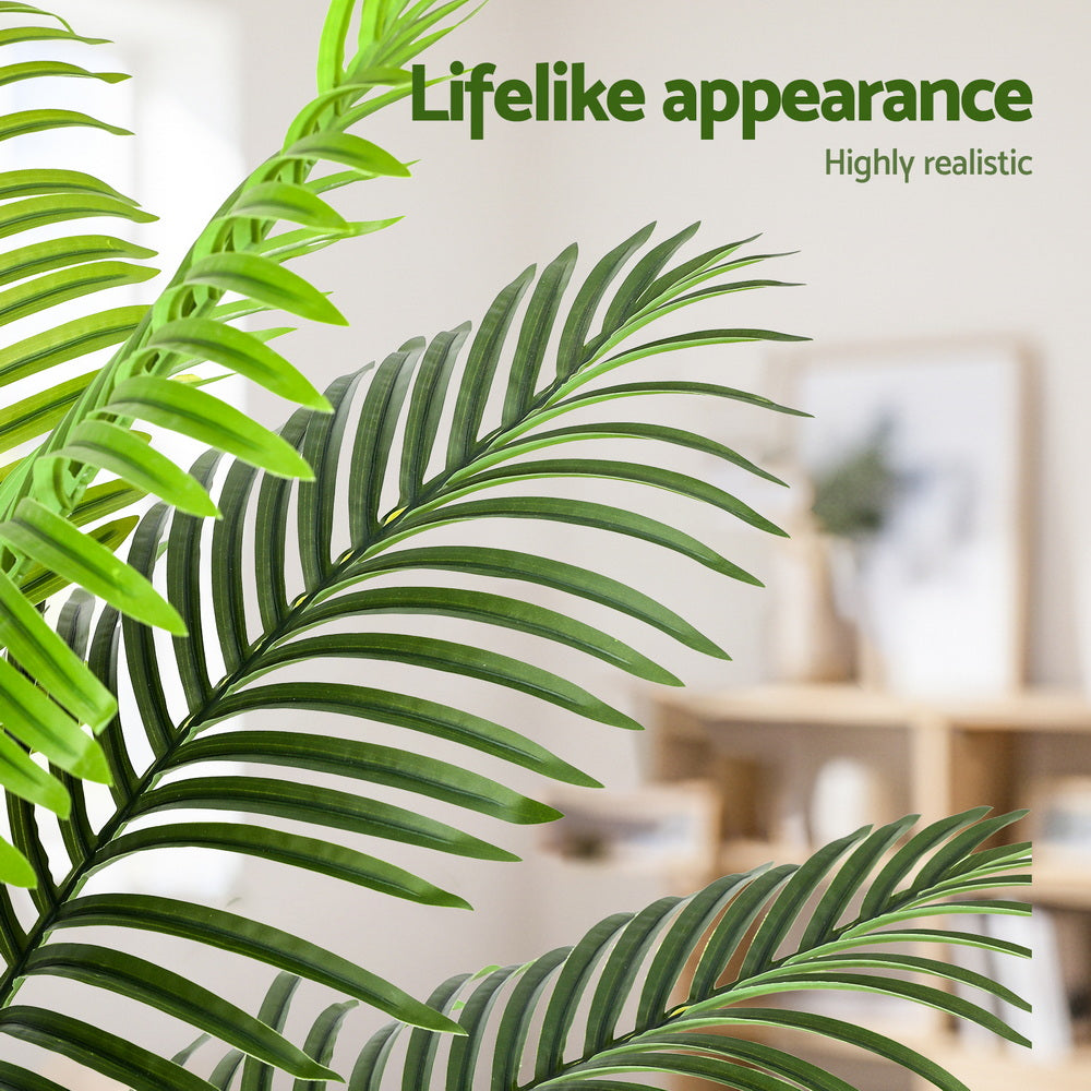 Artiss 100cm Artificial Palm Tree Faux Trees Indoor Decor Artificial Plants Lifelike Plant-5