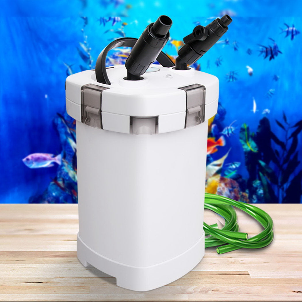 Giantz Aquarium Filter Fish Tank External Canister Water Pump 1250L/H-7