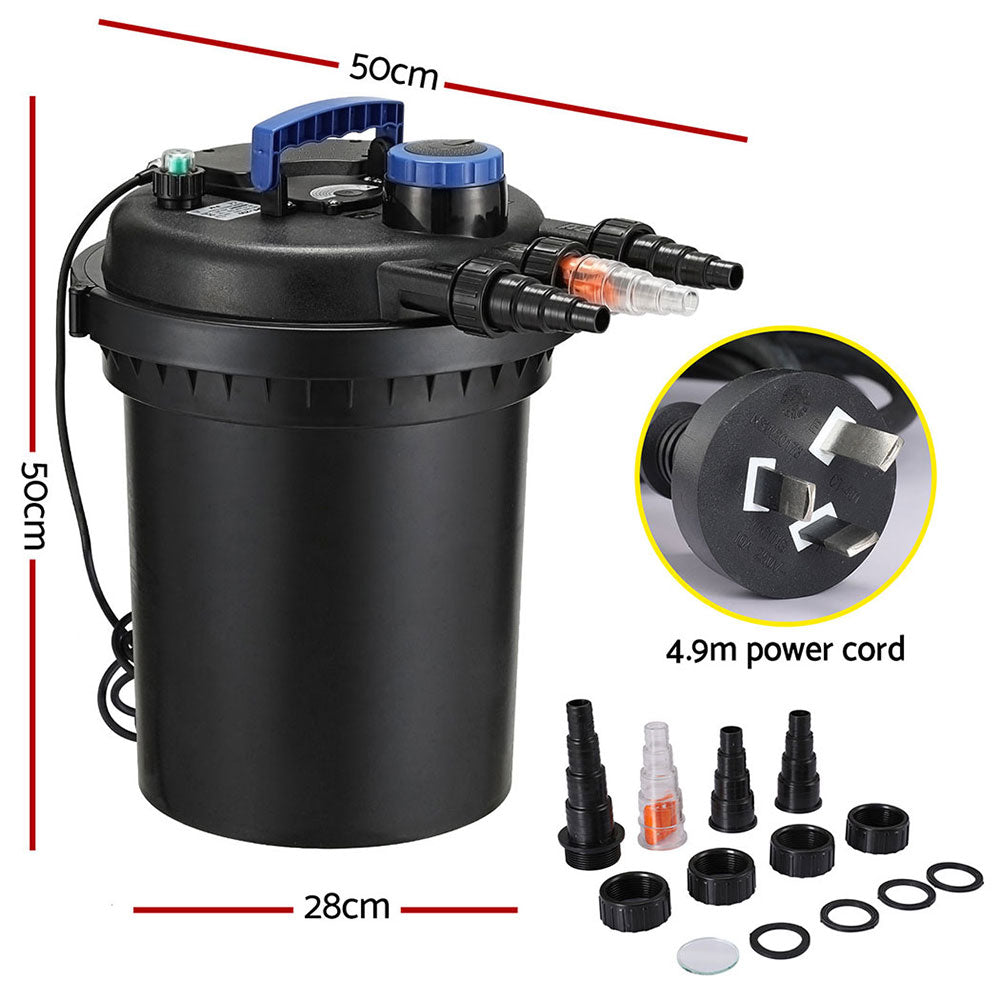 Giantz Aquarium Filter Fish Tank External Canister Water Pump 10000L/H-1