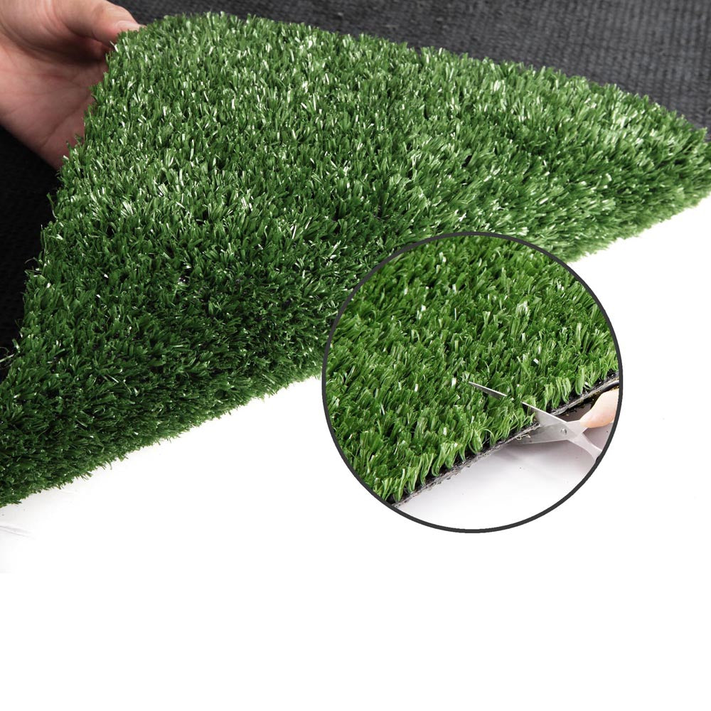 Prime Turf Artificial Grass 2mx10m 17mm Synthetic Fake Lawn Turf Plant Plastic Olive-6