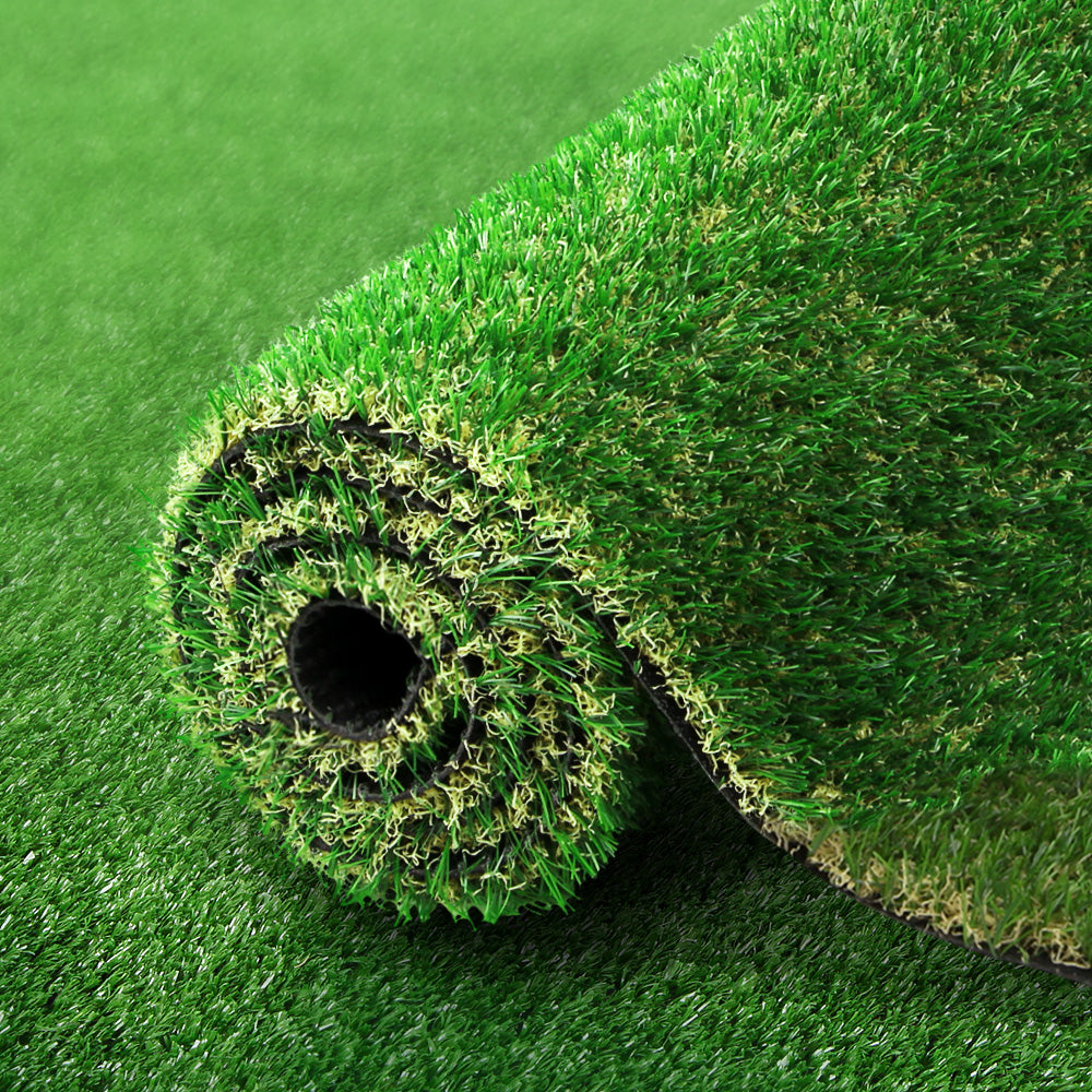 Primeturf Artificial Grass 60SQM 30mm Synthetic Fake Lawn Turf Plastic Plant 4-coloured 2mx5m-8