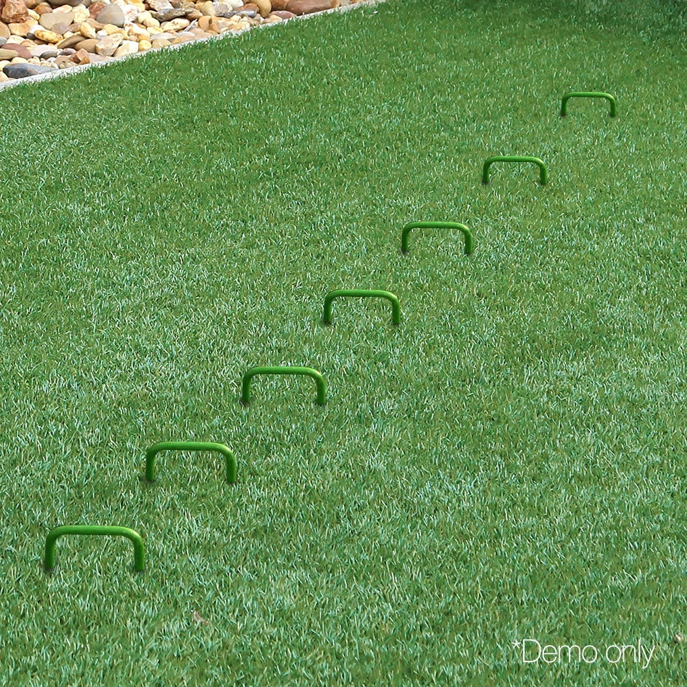 Primeturf Artificial Grass 100pcs Synthetic Pins Fake Lawn Turf Weed Mat Pegs Joining Tape-5