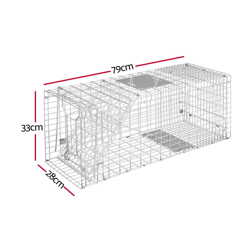 Gardeon Animal Trap Cage Possum 79x28cm-4