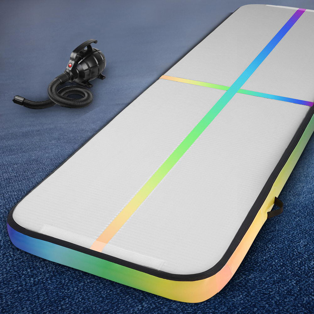 Everfit 3M Air Track Gymnastics Tumbling Exercise Mat Inflatable Mats + Pump-0