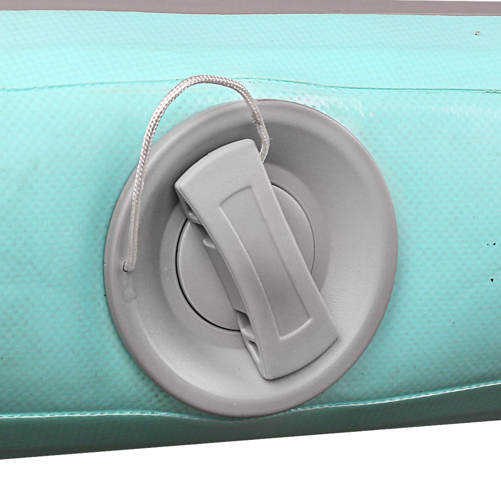 Everfit 3m x 1m Air Track Mat Gymnastic Tumbling Mint Green and Grey-6