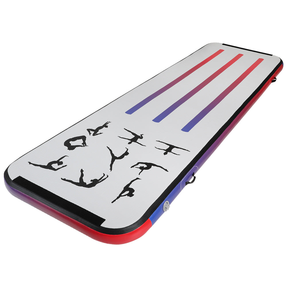 Everfit 3M Air Track Gymnastics Tumbling Mat Exercise Cheerleading Unique Style-0