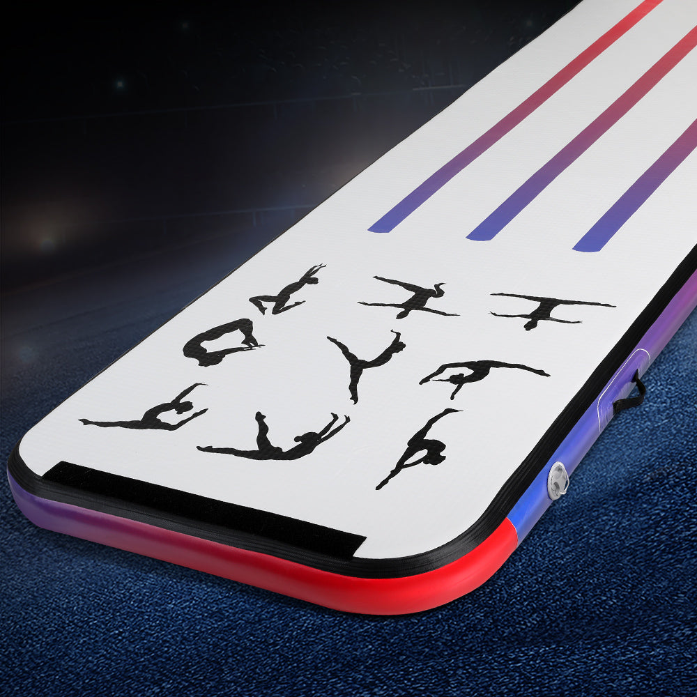 Everfit 3M Air Track Gymnastics Tumbling Mat Exercise Cheerleading Unique Style-7