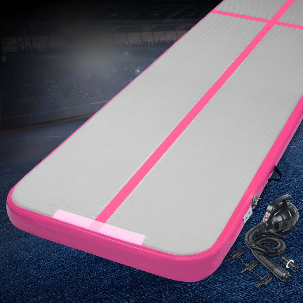 Everfit 4X1M Airtrack Inflatable Air Track Tumbling Mat W/Pump Floor Gymnastics-6