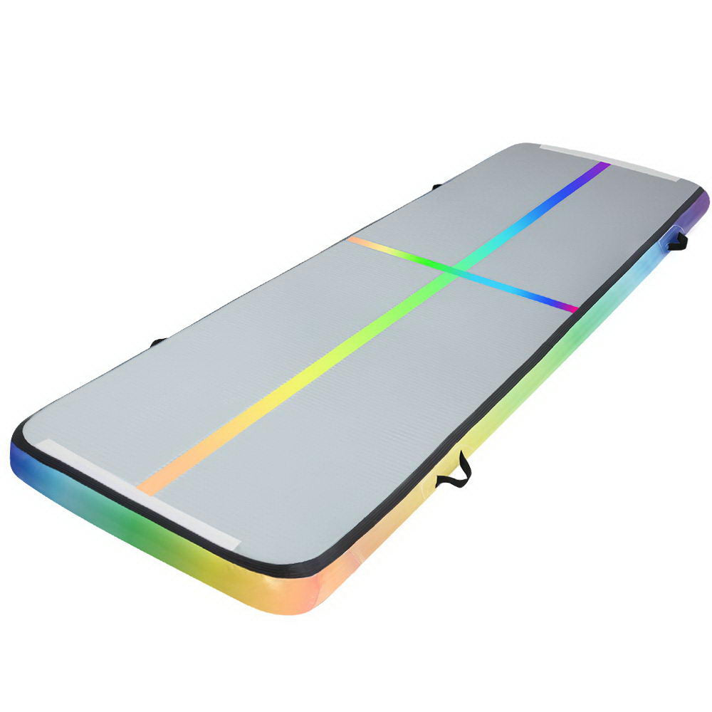 Everfit 4X1X0.2M Air Track Inflatable Tumbling Mat Gymnastics Yoga Mat-0