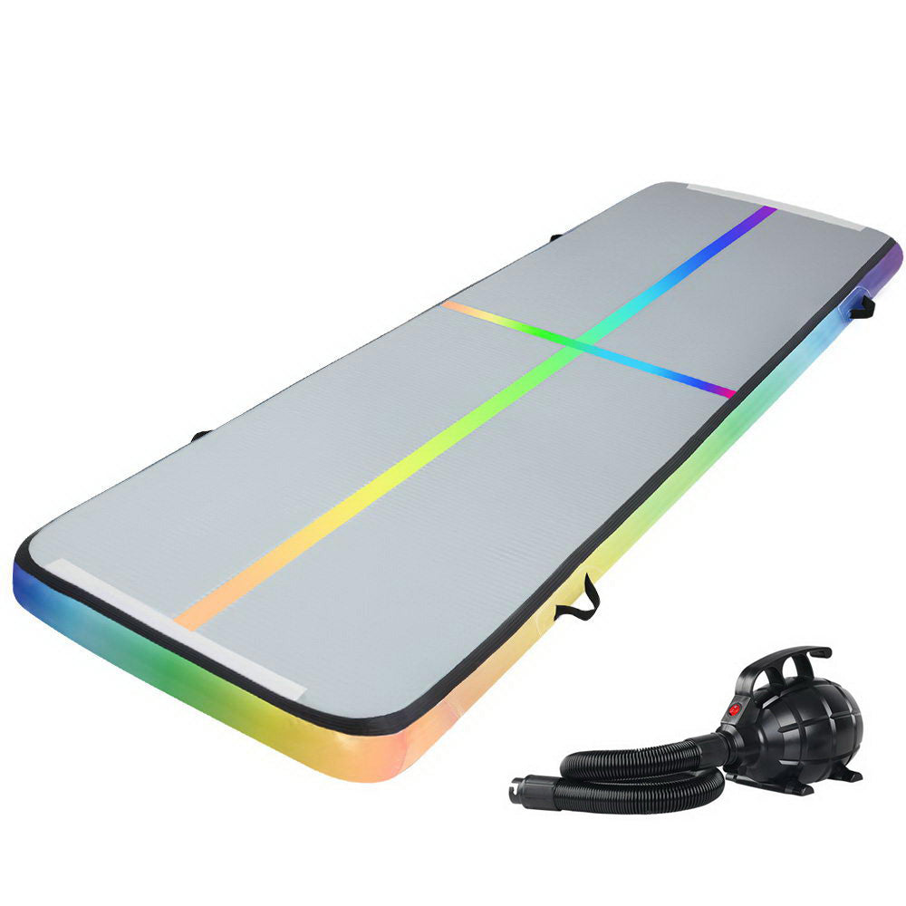 Everfit 4M Air Track Gymnastics Tumbling Exercise Mat Inflatable Mats 20CM Thick + Pump-6