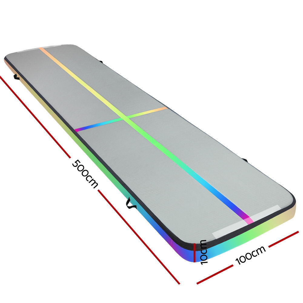 Everfit 5X1M Air Track Inflatable Tumbling Mat Gymnastics Yoga Mat-1