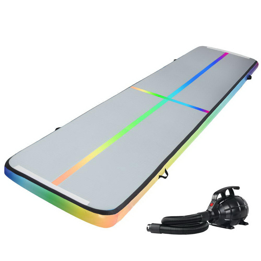 Everfit 5M Air Track Gymnastics Tumbling Exercise Mat W/ Pump Inflatable Colour-6
