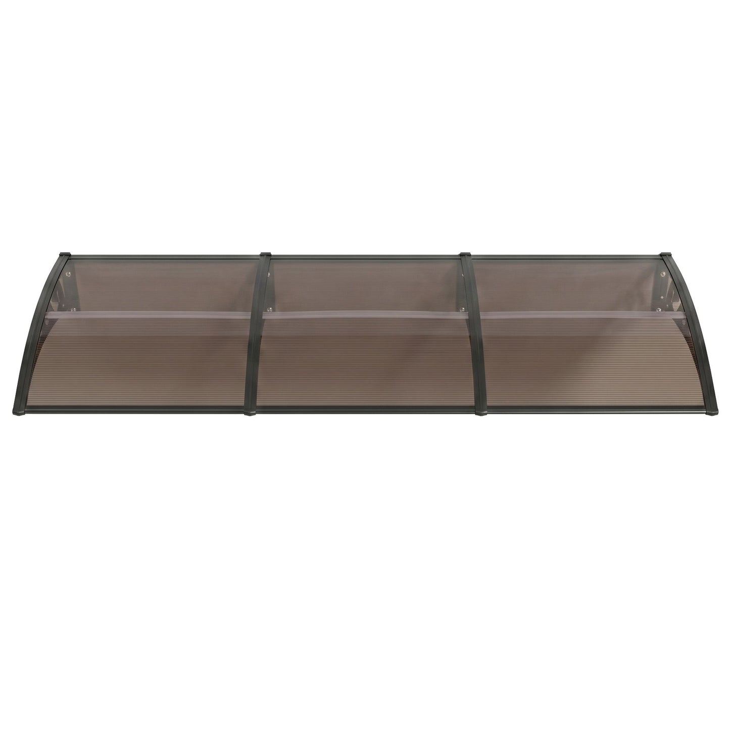 Instahut Window Door Awning 0.8mx3m Brown