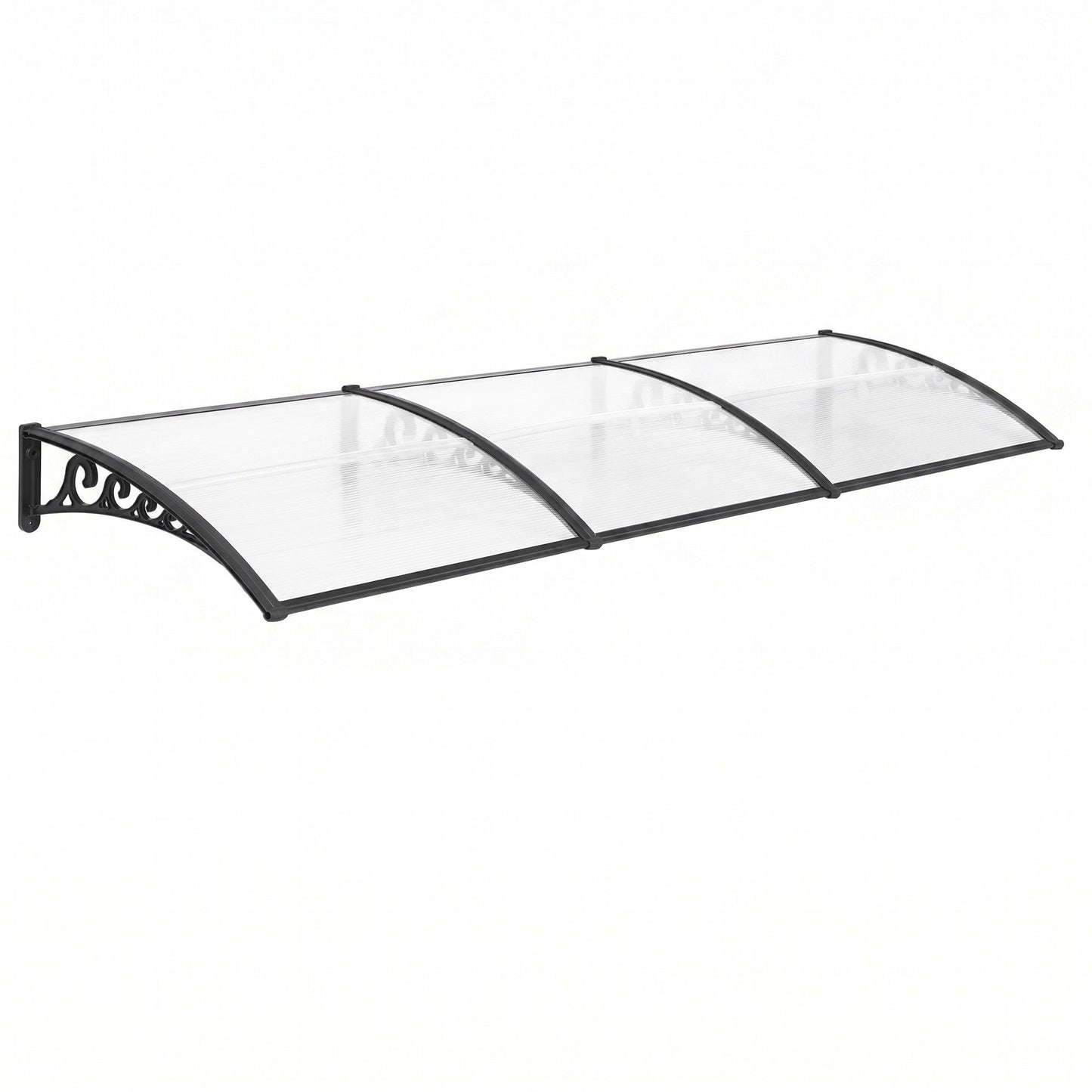 Instahut Window Door Awning 0.8mx3m Transparent