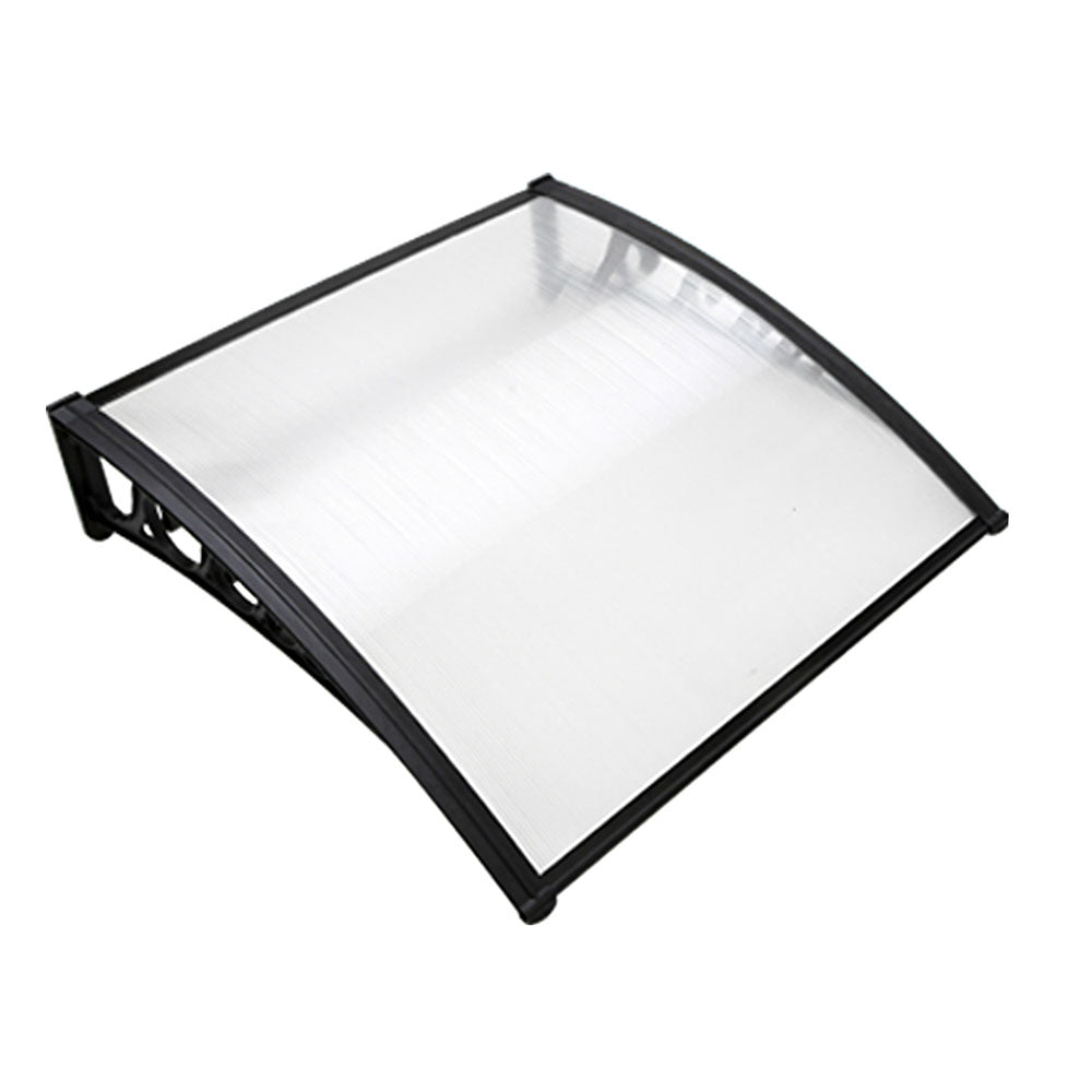 Instahut Window Door Awning 1mx1m Transparent Panel-7