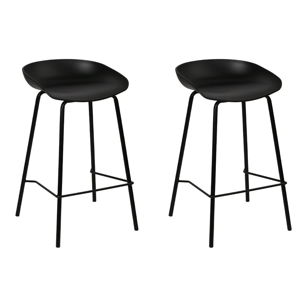 Artiss 2x Bar Stools Kitchen Counter Stools Metal-0