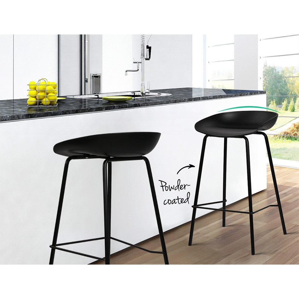 Artiss 2x Bar Stools Kitchen Counter Stools Metal-5