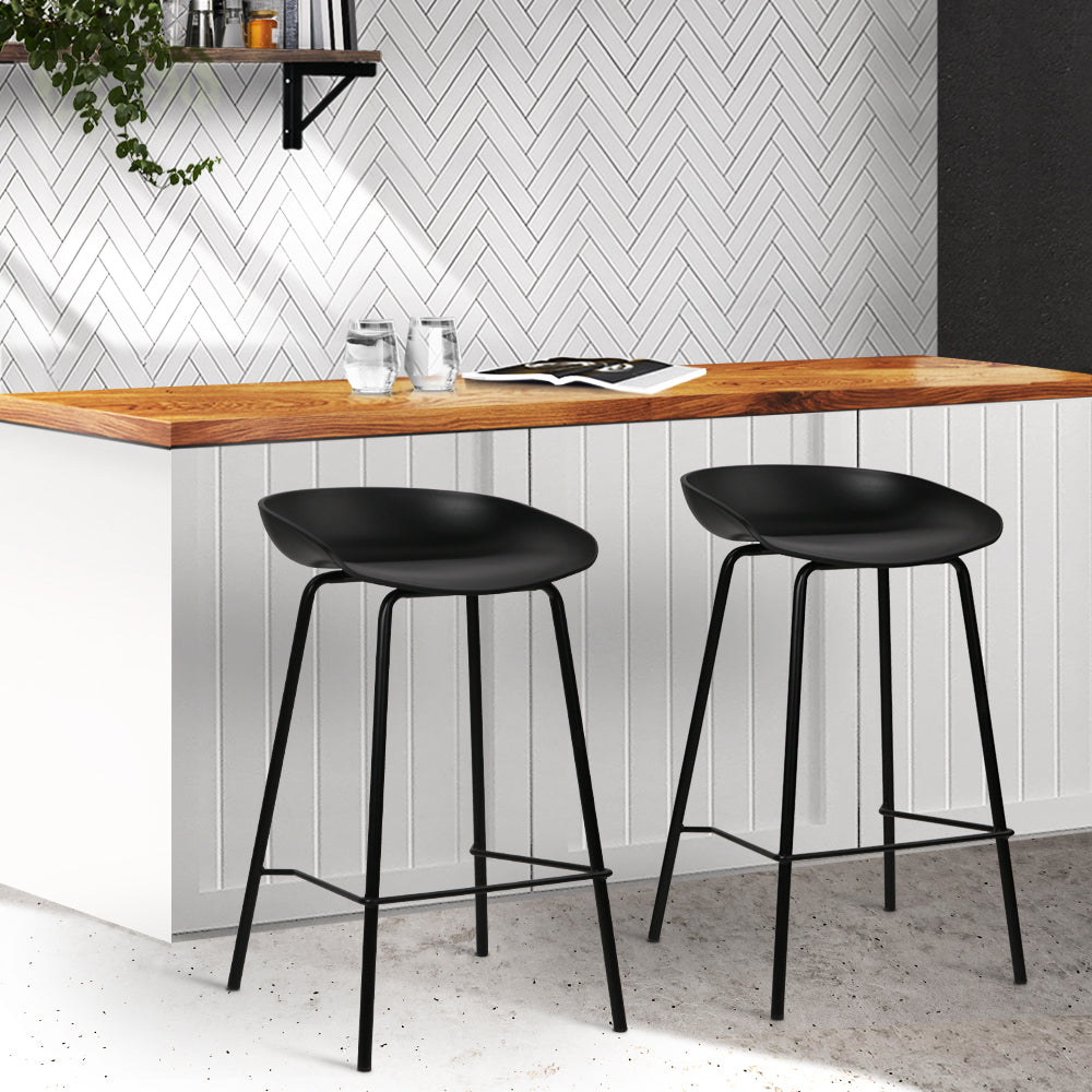 Artiss 2x Bar Stools Kitchen Counter Stools Metal-7