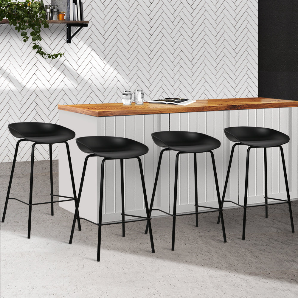 Artiss 4x Bar Stools Kitchen Counter Stools Metal-7