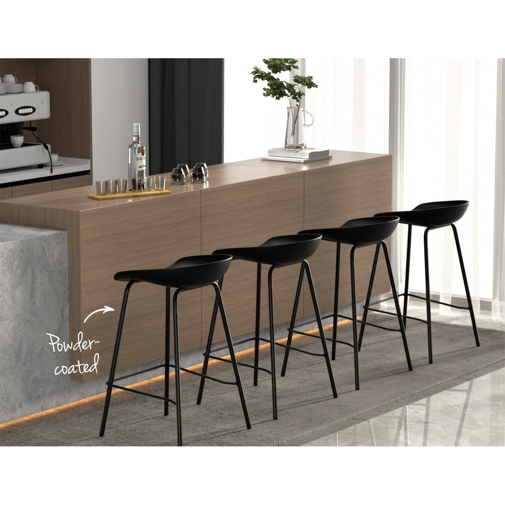 Artiss 4x Bar Stools Kitchen Counter Stools Metal-4