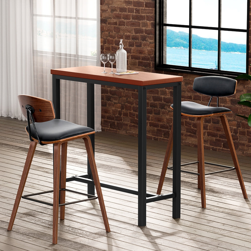 Artiss Bar Table and Stools Set Dining Desk Kitchen Chairs Cafe Pub-6