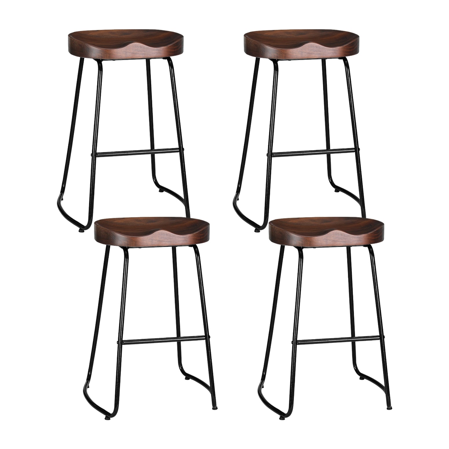 Artiss 4x Bar Stools Tractor Seat 65cm-0