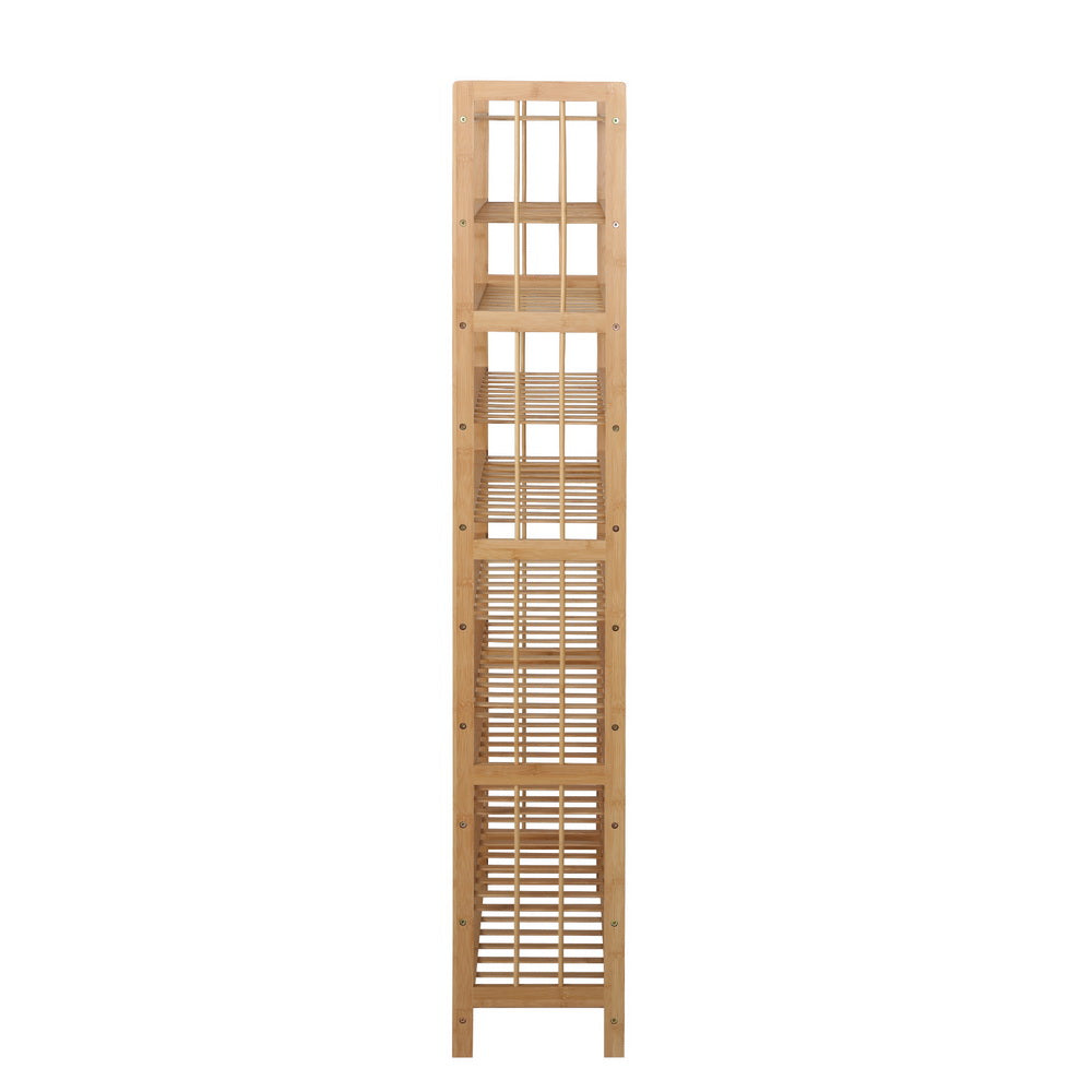 Artiss Shoe Rack Cabinet Bamboo 10-tier 50 Pairs-3