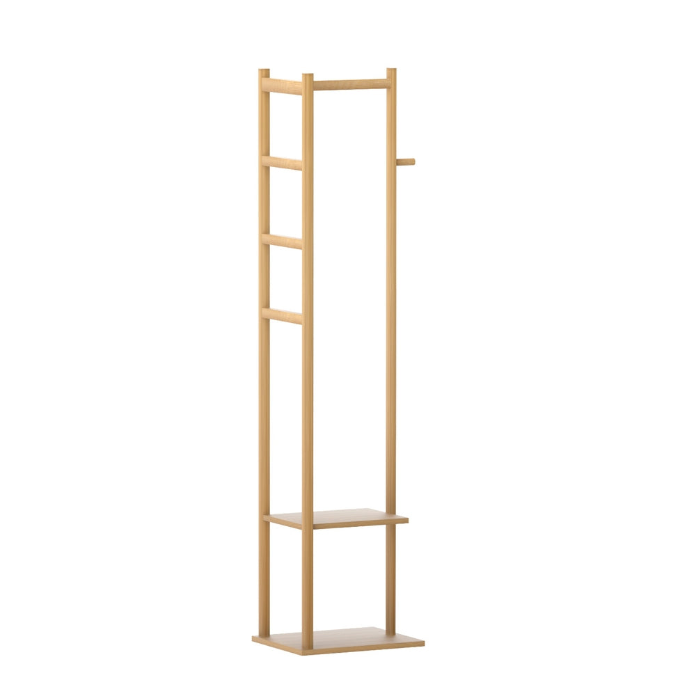 Artiss Clothes Rack Airer Coat Stand Bamboo-0