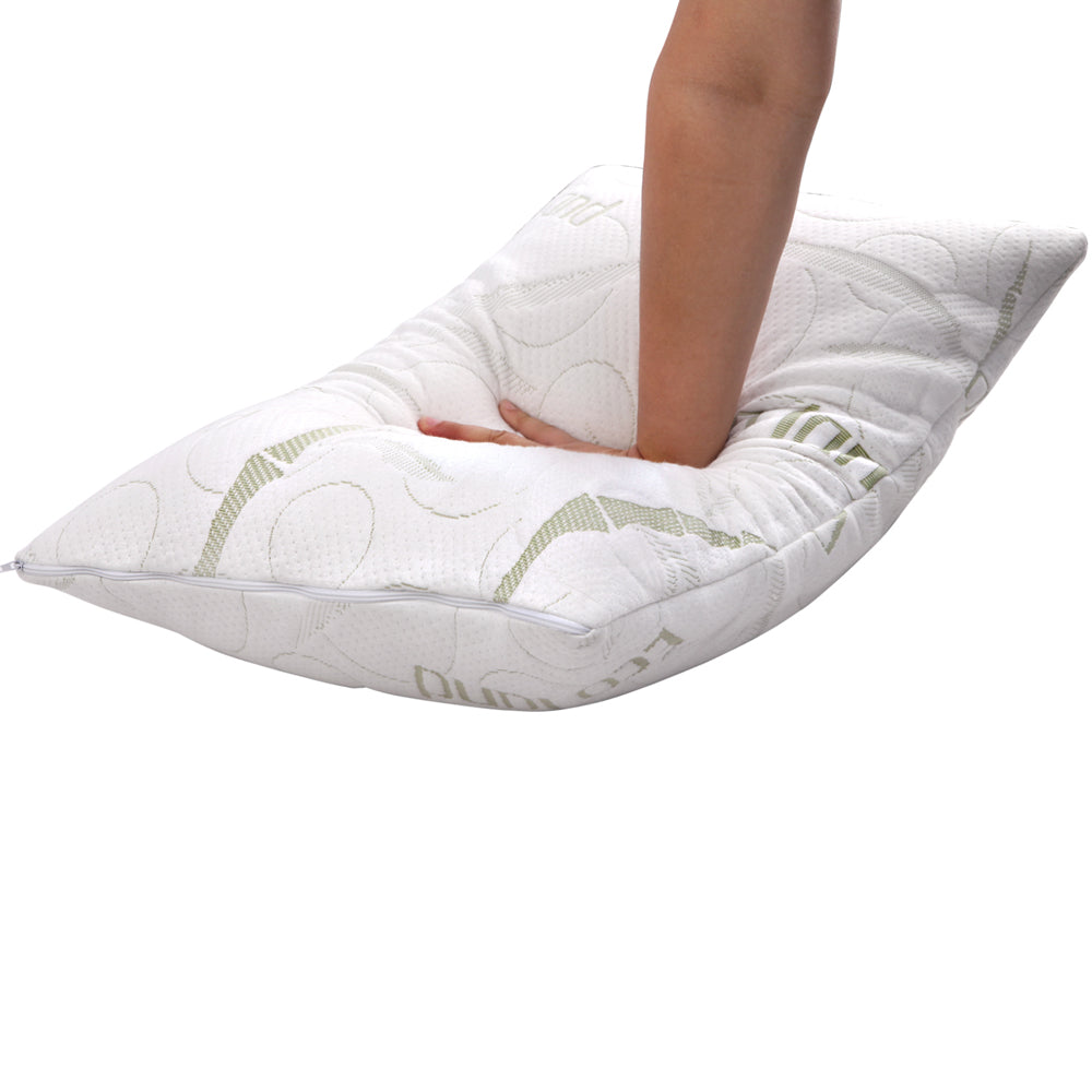 Giselle Bedding Memory Foam Pillow Bamboo Twin Pack-6