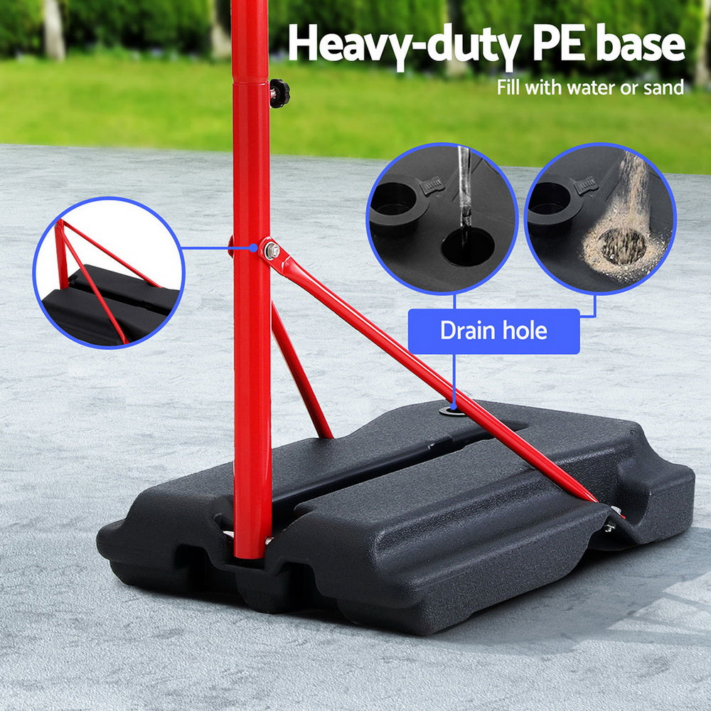 Everfit 1.6M Kids Basketball Hoop Stand System Portable-5