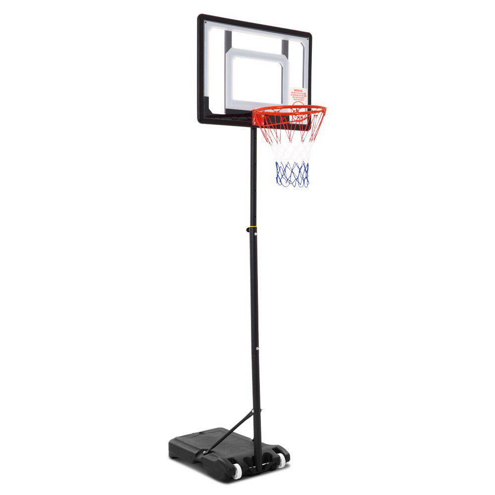 Everfit 2.1M Basketball Hoop Stand System Adjustable Portable Pro Kids Clear-0