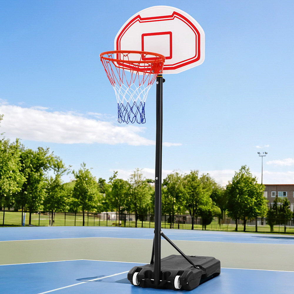 Everfit 2.1M Basketball Hoop Stand System Adjustable Portable Pro Kids White-7