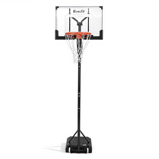 Everfit Portable Basketball Hoop Adjustable Pool Goal System Backyard 1.05M-2.1M-0