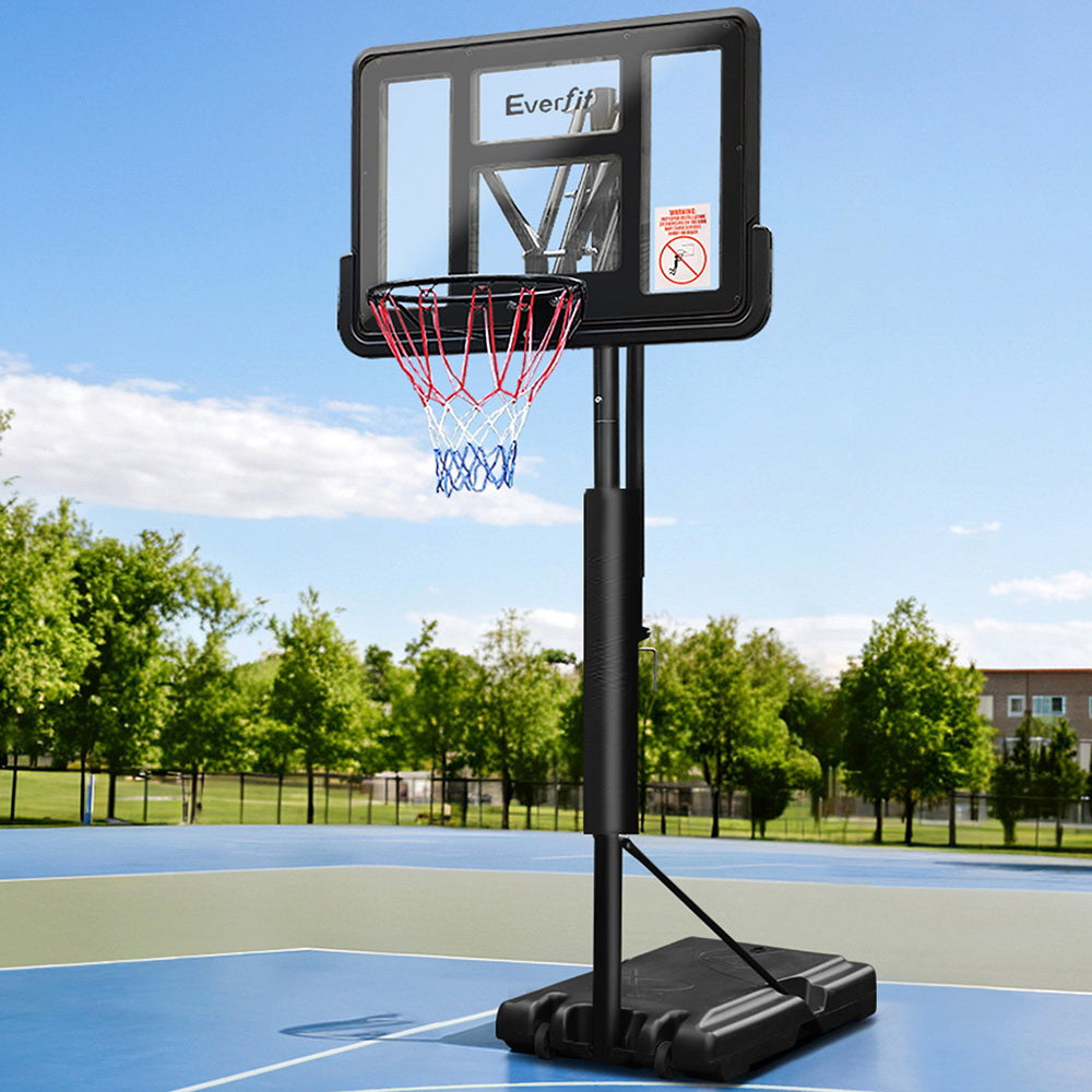 Everfit 3.05M Basketball Hoop Stand System Adjustable Height Portable Pro Black-7