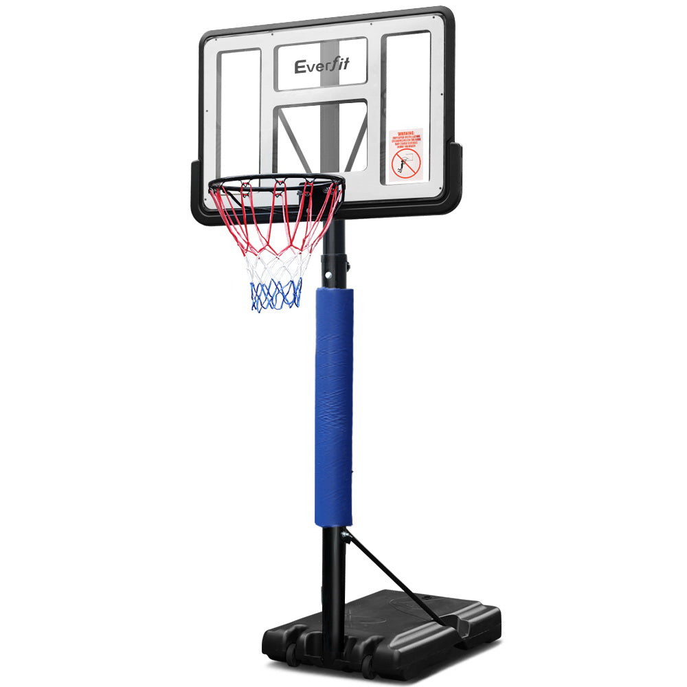 Everfit 3.05M Basketball Hoop Stand System Adjustable Height Portable Pro Blue-0