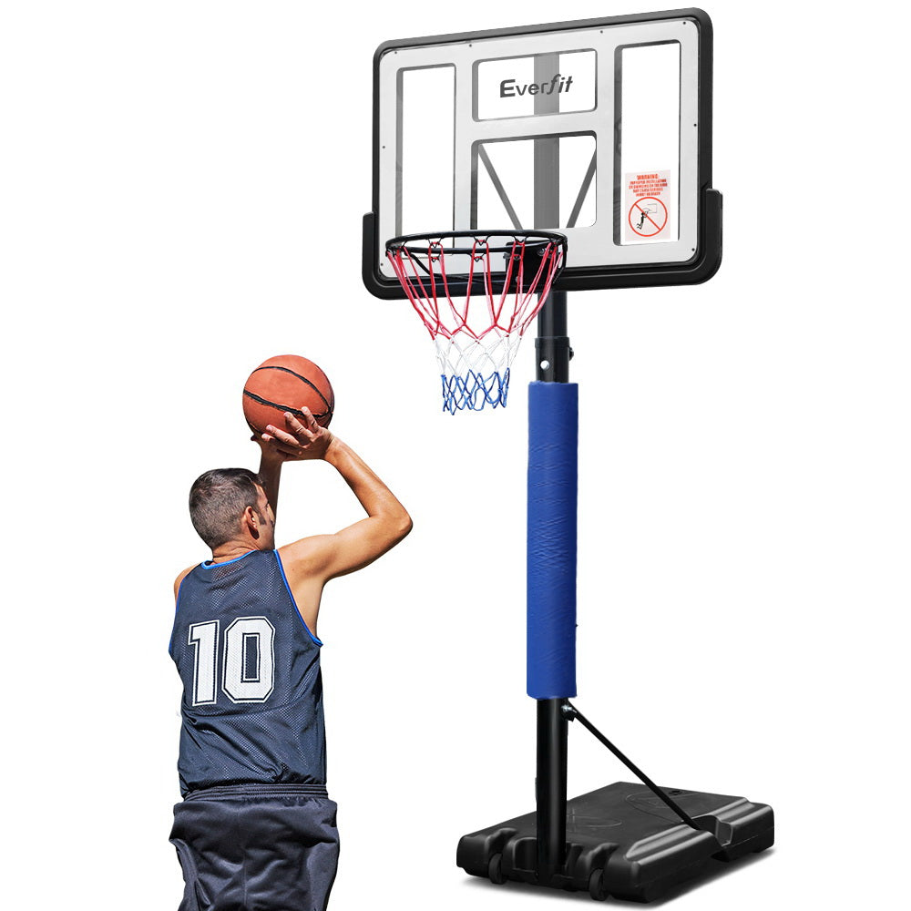 Everfit 3.05M Basketball Hoop Stand System Adjustable Height Portable Pro Blue-6