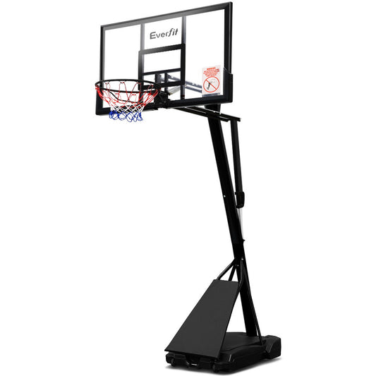 Everfit 3.05M Basketball Hoop Stand System Adjustable Height Portable Black Pro-0