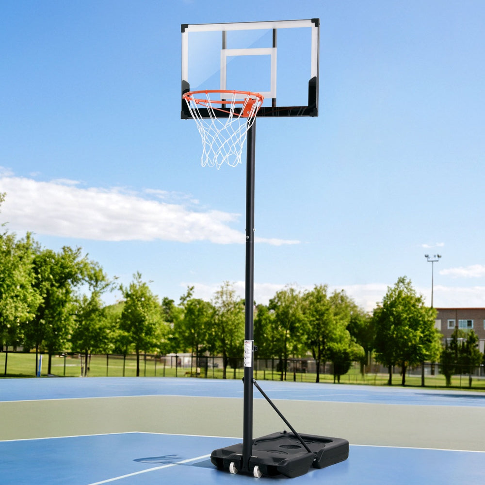 Everfit 3.05M Basketball Hoop Stand System Portable Height Adjustable w/ Knob-6