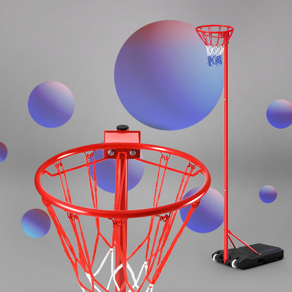 Everfit 3.05M Netball Hoop Basketball Stand System Net Ring-7