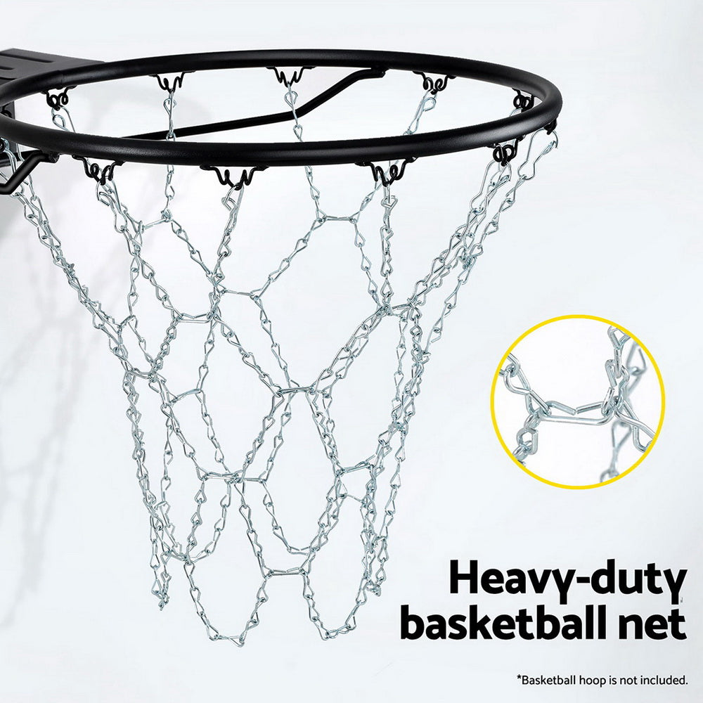 Everfit Basketball Ring Metal Braided Chain Net 12 Loop-4