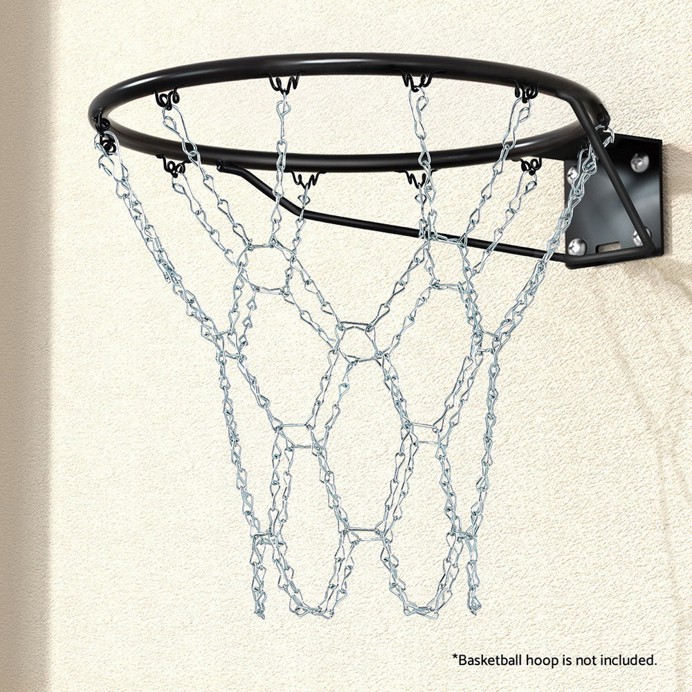 Everfit Basketball Ring Metal Braided Chain Net 12 Loop-6